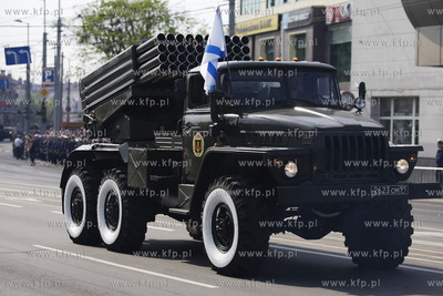 Rosja, Kaliningrad. Parada z okazji 68 rocznicy zwyciestwa...