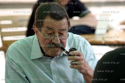 Gunter Grass - pisarz, laureat nagrody Nobla. 1.06.2003...