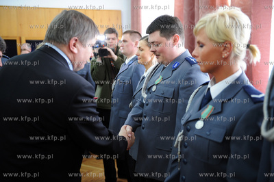 Gdansk, Komenda Wojewodzka Policji. Jerzy Miller, Minister...