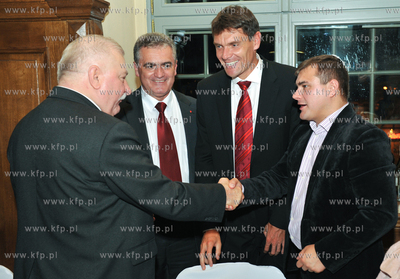 Gdansk. Sala bankietowa w Zielonej Bramie. Bankiet...