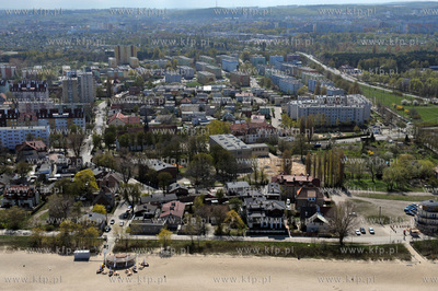 Gdansk Brzezno z lotu ptaka. Ul. Polnocna. 2.05.2011...