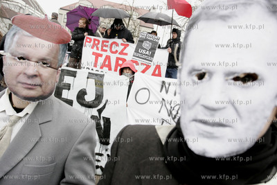 Slupsk. Demonstracja przeciwko budowie elementow tarczy...