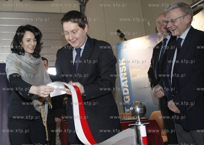 Gdansk. Uroczyste oddanie do uzytku Granicznego Posterunku...