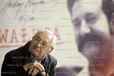 Gdansk. Ratusz Glownego Miasta. Konferencja prasowa...