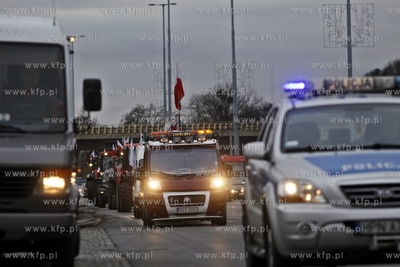 Protest pomorskich rolnikow w Gdansku pod haslem Aby...