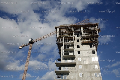 Budowa osiedla Citi Park na gdanskiej Zaspie.
12.10.2012
fot....