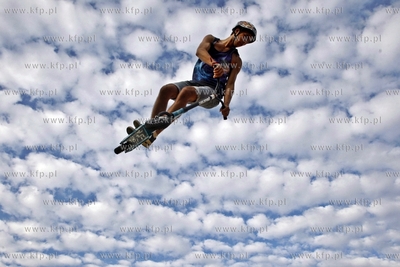 Gdansk. Plac Zebran Ludowych. Baltic Games -  Festival...