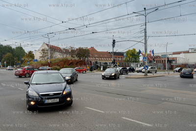 Gdańsk. Skrzyżowanie ul. 3 Maja z Nowymi Ogrodami...
