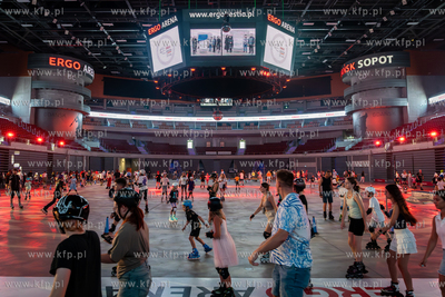 Sopot/Gdańsk Ergo Arena. Rolkowisko w Ergoarenie....