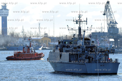 Okrety Stalego Zespolu Obrony Przeciwminowej NATO (SNMCMG-1)...