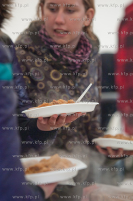 Gdansk. Targ Weglowy. Wielka Sobota. Sniadanie wielkanocne...