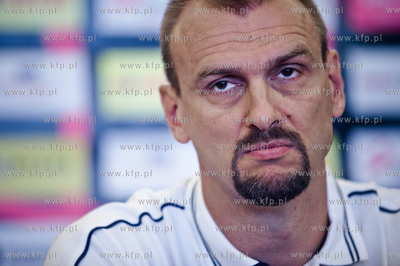 Sopot. Hotel Haffner. Konferencja prasowa druzyny Trefl...