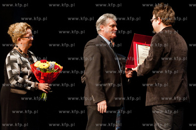 Gdansk. Teatr Miniatura.  Uroczystosc wreczenia nagrod...