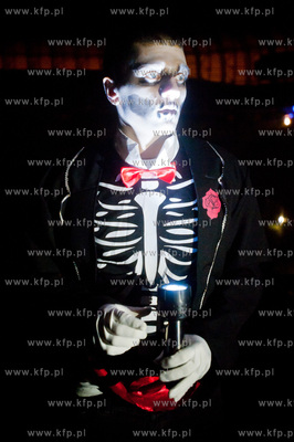 Gdansk. Przygotowane z okazji halloween, nocne zwiedzanie...