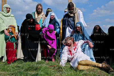 Wielki Piatek. Misterium Meki Panskiej na ulicach Gdanska....