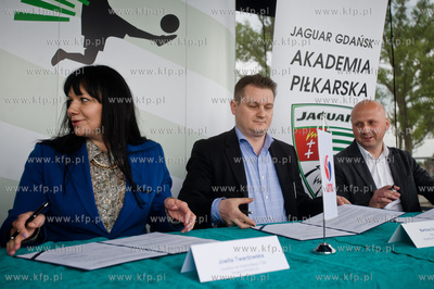 Gdansk. Obiekty sportowe klubu Jaguar Kokoszki. Otwarcie...
