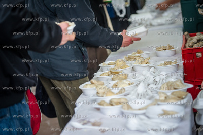 Gdansk. Targ Weglowy. XXIII Wigilia dla ubogich, samotnych...