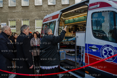Gdynia. Miejska Stacja Pogotowia Ratunkowego. Uroczystosc...