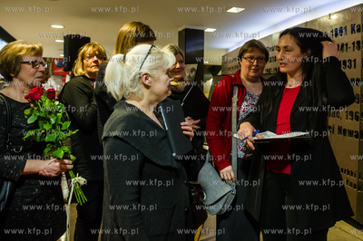 Gdansk. Teatr Wybrzeze. Premiera ksiazki pt. Teatr......