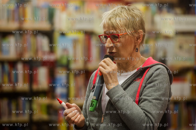 Gdansk. Biblioteka Manhattan w CH Manhattan. Spotkanie...