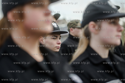 Gdansk. Wrzeszcz. Uroczyste złożenie kwiatów pod...