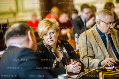 Gdansk. Nowy Ratusz. XXXIV Sesja Rady Miasta Gdanska....