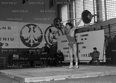 Mistrzoswa Polski w podnoszeniu ciezarow w Elblagu....