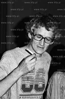 Strajk w Stoczni Gdanskiej im. Lenina Nz. Krzysztof...