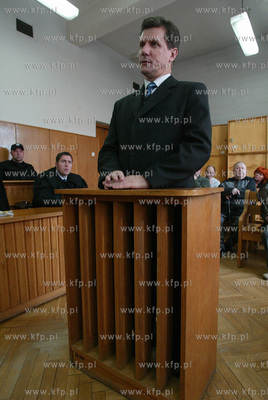 W Sadzie Okregowym w Olsztynie odbyl sie proces przeciwko...