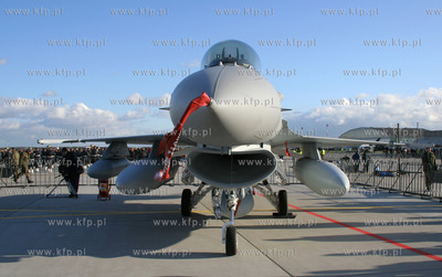 Poznan, Krzesiny Nz. Lockheed Martin F-16C Jastrzab...