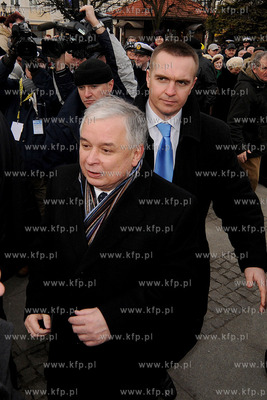 Wizyta prezydenta Lecha Kaczynskiego w Wejherowie....