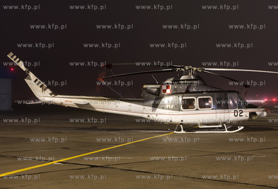 Gdansk, Rebiechowo. Nz. Bell 412HP 36 Specjalny Pulk...