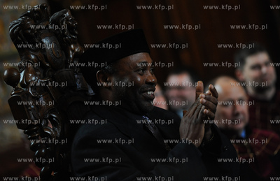 Gdansk. Dwor Artusa. Wreczenie Medali sw. Wojciecha...