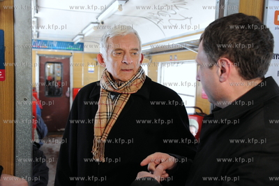 Przewodniczacy Parlamentu Europejskiego prof. Jerzy...