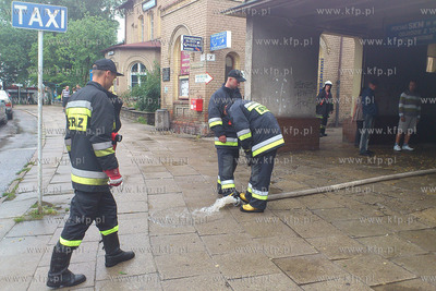 Dwukrotnie wielkie nwalnice nawiedzily Wejherowo. Ulewa...