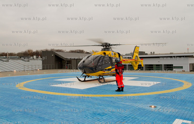 Na dyzurze w Lotniczym Pogotowiu Ratunkowym w Gdansku....