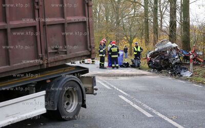 Wypadek na drodze wojewódzkiej 240 Chojnice - Świecie...