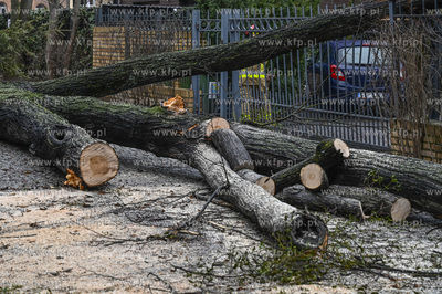 Sopot. Ulica T. Kosciuszki przy kosciele Gwiazda Morza....