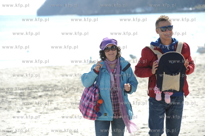 Gdynia. Katarzyna Cichopek-Hakiel i Marcin Mroczek...