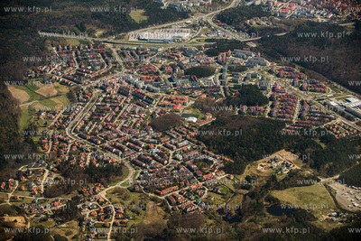 Gdynia Dabrowa, o gory widac obwodnice Trojmiasta....