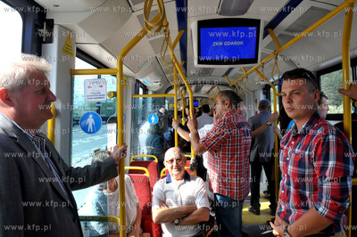 Pierwszy przejazd tramwaju nowa linią na trasie Siedlce...