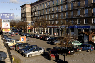 Gdansk Wrzeszcz, okolice ul. Klonowej. Parking.14.02.2008...