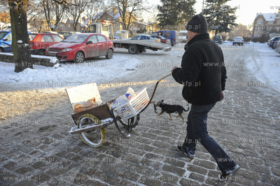 Zima w Parku Oliwskim. 05.01.2008 fot. Maciej Kosycarz...