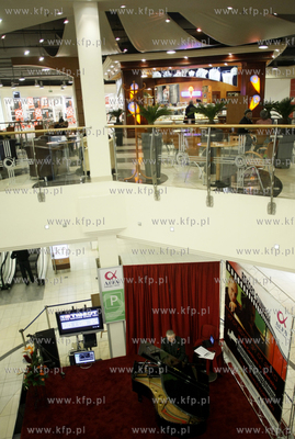 Gdansk. Centrum handlowe Alfa Centrum. Niezwykla probe...