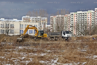 Gdansk Zaspa. Rozpoczecie budowy Nowej Gildii w okolicach...