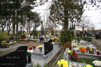 Cmentarz komunalny przy ul. Spokojnej w Pruszczu Gdanskim.
01.11.2013
fot....