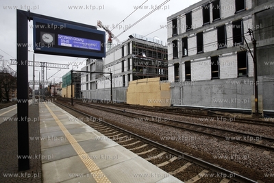 Budowa dworca kolejowego w Sopocie. 24.02.2015 fot....