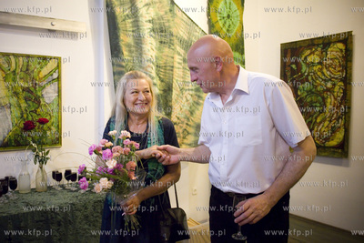 Galeria ZPAP w Gdańsku. Otwarcie wystawy Heleny Sadłek...