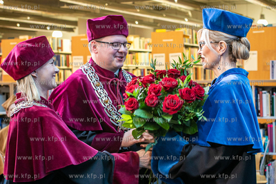Biblioteka Główna Uniwersytetu Gdańskiego. Uroczysta...