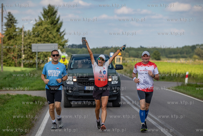Kwidzyn. Zakonczenie biegu Karoliny Napiórkowskiej...